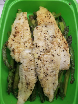 lemon pepper tilapia with asparagus  best meal delivery