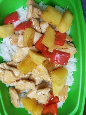 pineapple chicken champaign meal prep